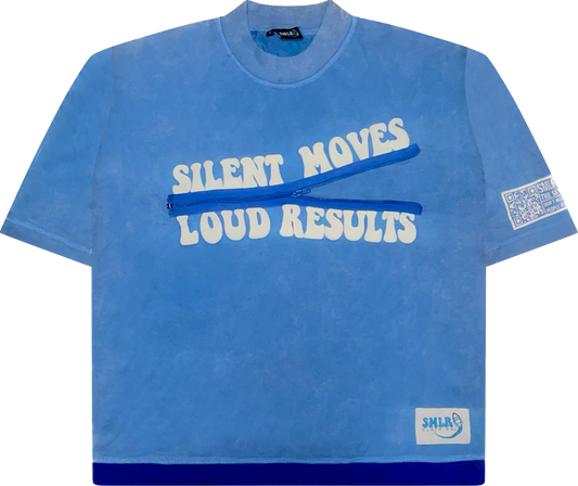 Motto Unveiled Tee - Blue